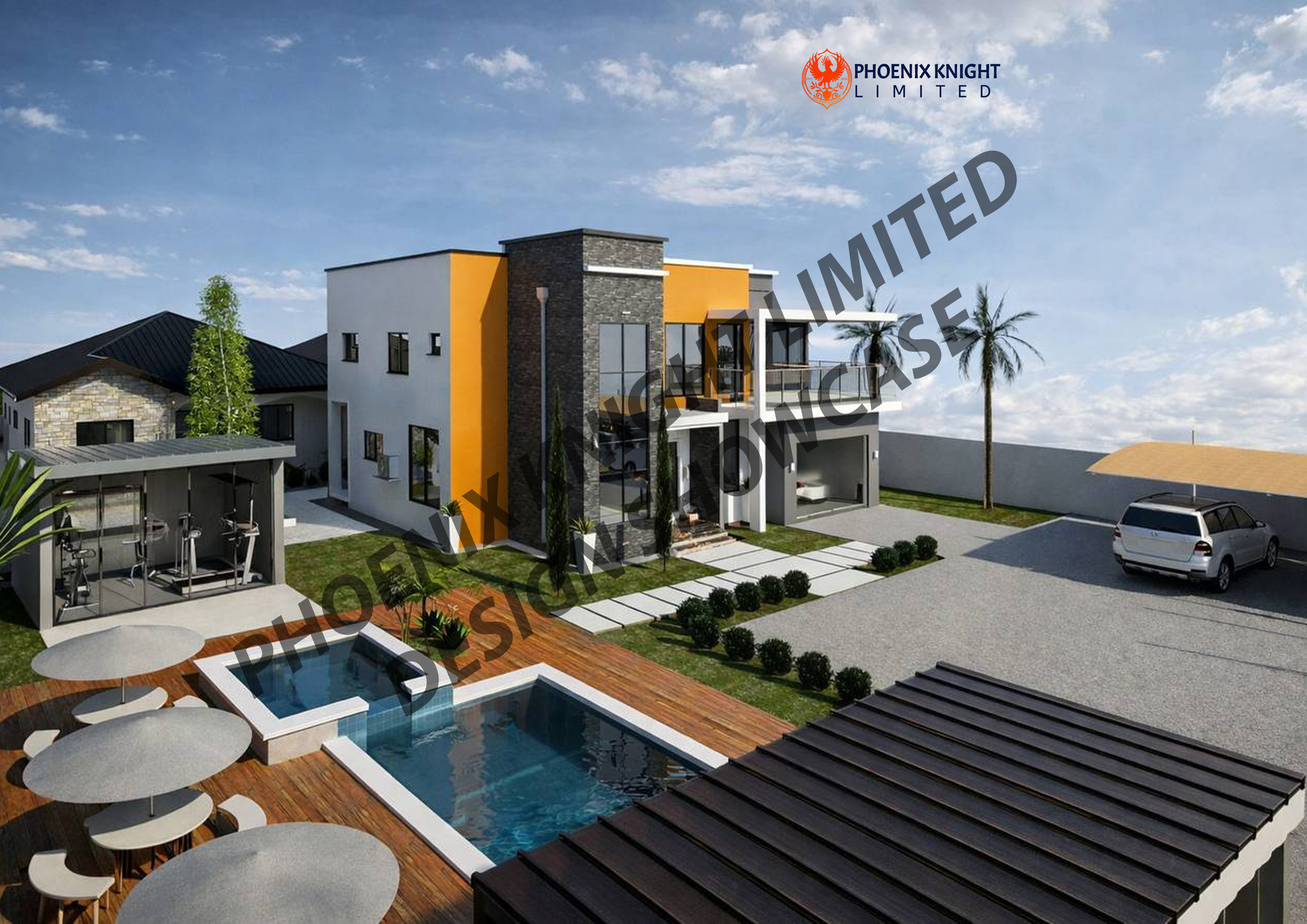 Phoenix Crest Signature Villa Aerial View